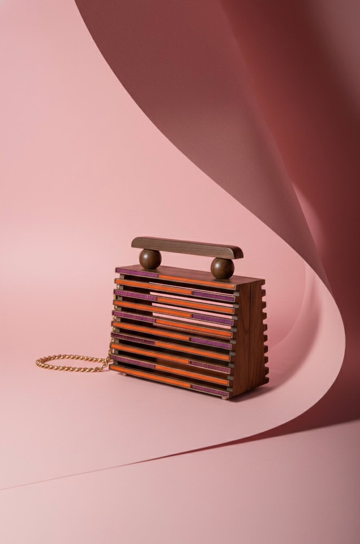 At Odds Bag | Orange & Pink