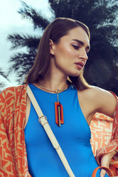 Vertical Ablaze Necklace